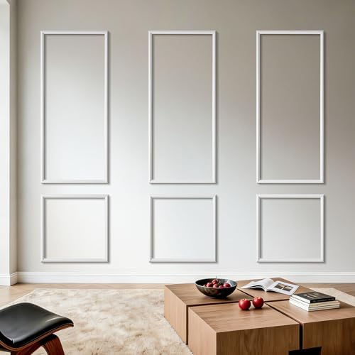 VEVOR Wall Molding 3 Pack, Wainscoting Panels Kit, Lightweight Paintable by VEVOR