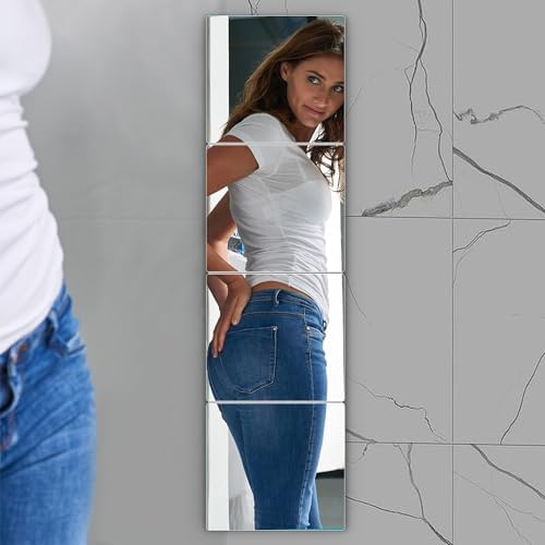 Unbreakable Wall Full Length Mirror Tiles, Long Mirrors - Image 6