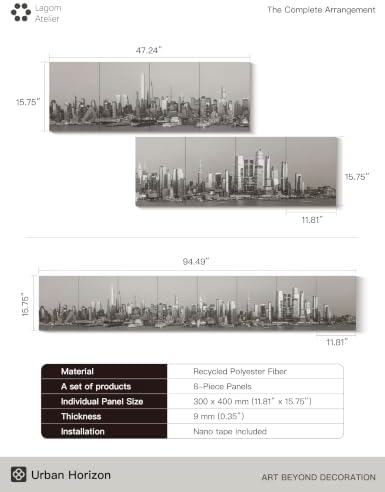 Acoustic Panels for Walls, Art Panels, Sound Absorbing, 12 x 16 In - Image 6