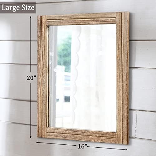 AAZZKANG Rustic Mirror for Wall - Image 2