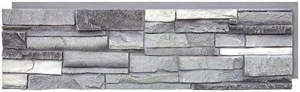6-Pack Faux Stone Wall Panels, Exterior Interior - Image 3