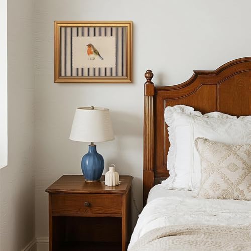 Vintage Gold Framed Bird Wall Art - Image 6
