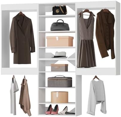 ROOMTEC Modular Closet System, Wooden Tower by ROOMTEC