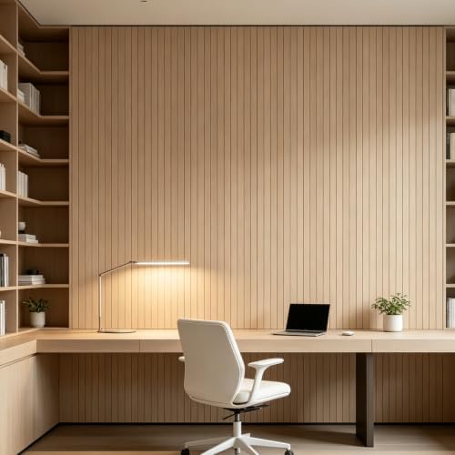 Abyssaly Peel and Stick PVC Slat 3D Wall Panel Self-Adhesive Wall Panels - Image 3