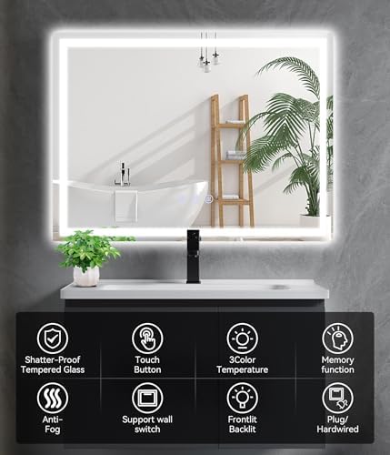 30x22 inches LED Bathroom Mirror - Image 6