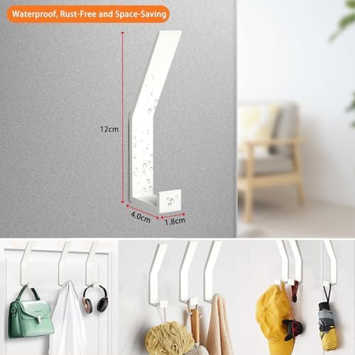 Coat Rack Hooks Wall Mounted, Bath Towel Rope Hooks - Image 3