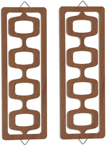 CroBlissful 2pcs Mid Century Modern Wall Art Geometric Wall Decor by CroBlissful