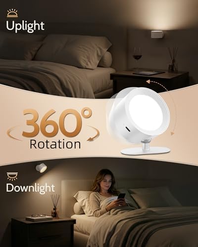 Rechargeable Wall Sconces with Remote, Magnetic Wall Lights - Image 4