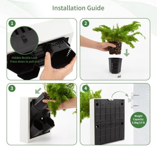 Wall-Mounted Planters Indoor, Living Wall Planter - Image 7