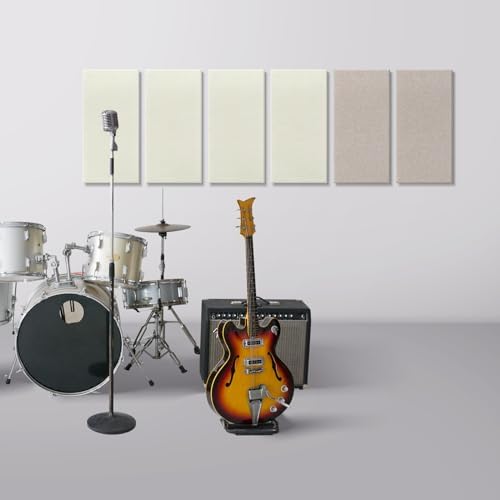 4 Pack Acoustic Fiberglass Panels 23.6" x 11.8" Sound Absorbing Panel - Image 6