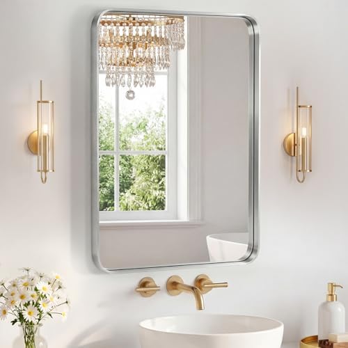 Sweetcrispy Bathroom Mirror 30x22 Inch, Vanity Mirror by Sweetcrispy