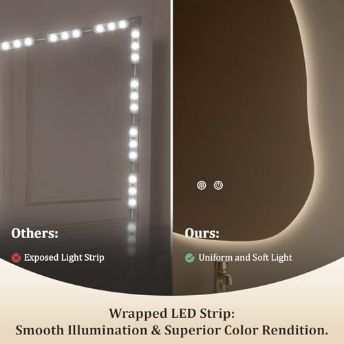 WallBeyond LED Bathroom Mirror - Image 3