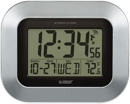 La Crosse Technology WT-8005U-S Atomic Digital Wall Clock by LaCrosseTechnology