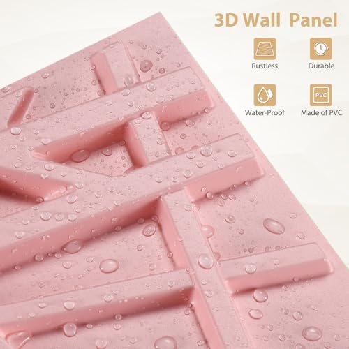 Heikki 30 Pack 3D Wall Panel for Interior Wall Décor, PVC Flower Textured Wall - Image 2