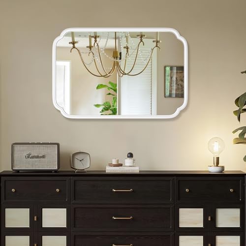 Ferytange White Bathroom Mirror - Image 3