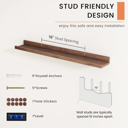 Picture Ledge Shelf, Floating Shelves - Image 5