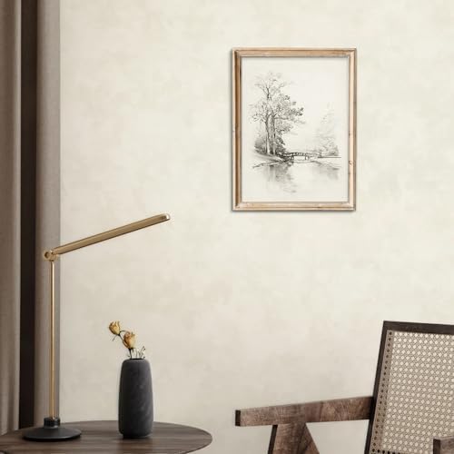 uniro Sketch Tree Canvas Wall Art Prints - Image 2