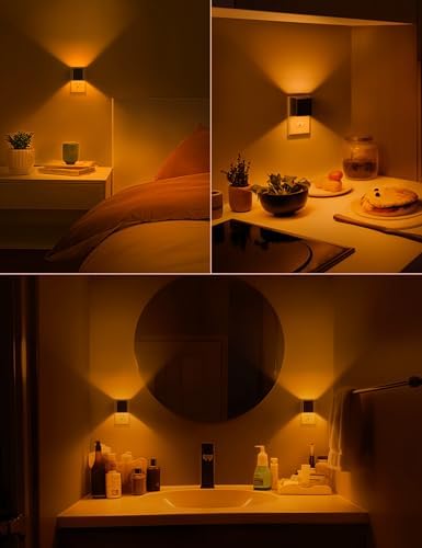 DORESshop Night Lights Plug into Wall, Amber Night Light - Image 4