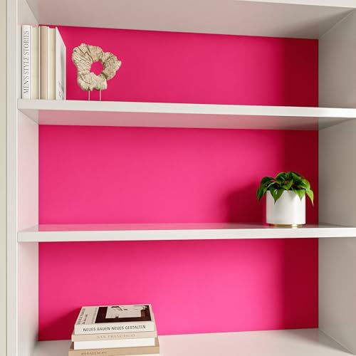 15.8"x237" Pink Wallpaper Peel and Stick Velvet Wallpaper - Image 4
