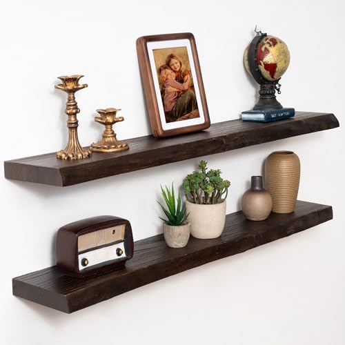 Marsmiles 36in Wood Floating Shelves by Marsmiles