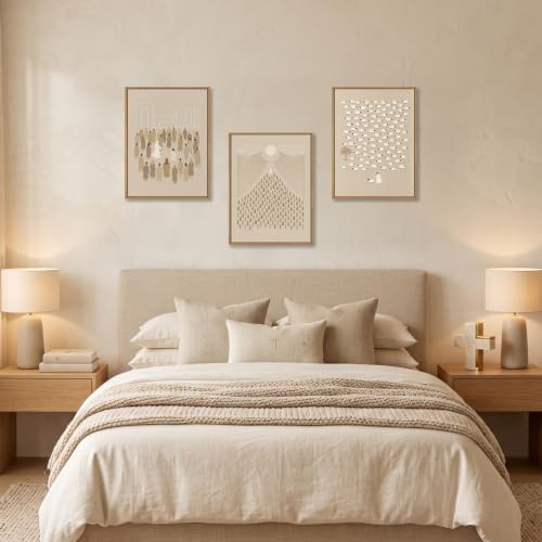 Jesus Christian Framed Canvas Wall Art, Boho Lost Sheep Wall Decor, Abstract - Image 4