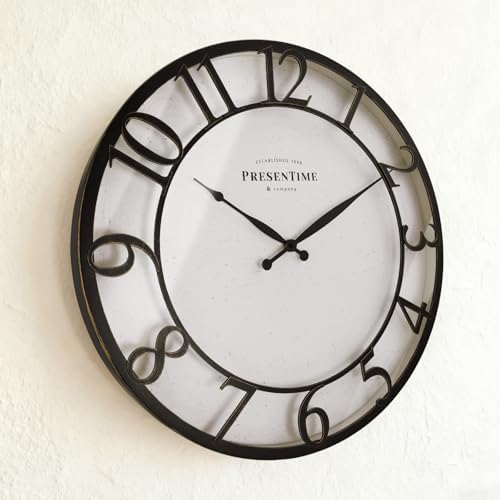 Presentime 21" Farmhouse Series Wall Clock - Image 3