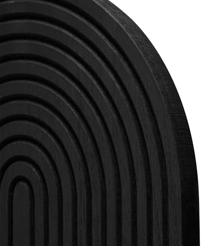 American Art Decor Lunar Ledges Wall Shelf in Black - Image 5