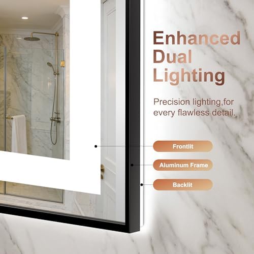 LED Bathroom Mirror with Lights - Image 3