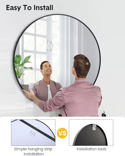 GarveeTech 18 Inch Round Bathroom Mirror - Image 6