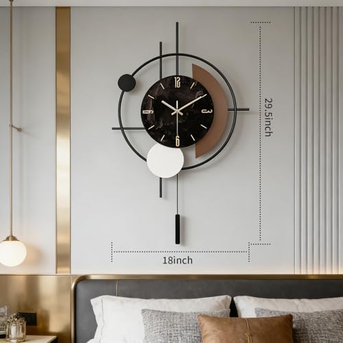 Wall Clock, Silent Quality Quartz Battery Operated - Image 7