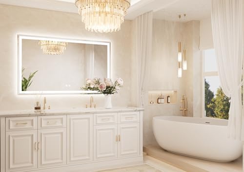 TETOTE 60 x 36 Inch Led Lighted Mirror - Image 2