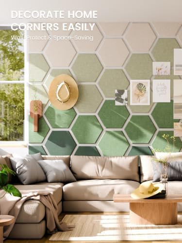 Fluxynara Extra Large 12-Pack Felt Bulletin Board Tiles - Image 5