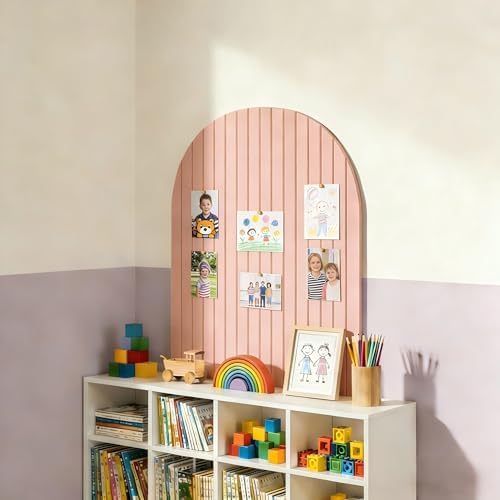 Large Arched Felt Bulletin Board, Sized 36" x 24" - Image 4