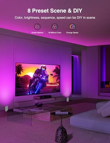SUNVIE 5W Smart Floor Can Light Up Lights Indoor, APP Control - Image 5