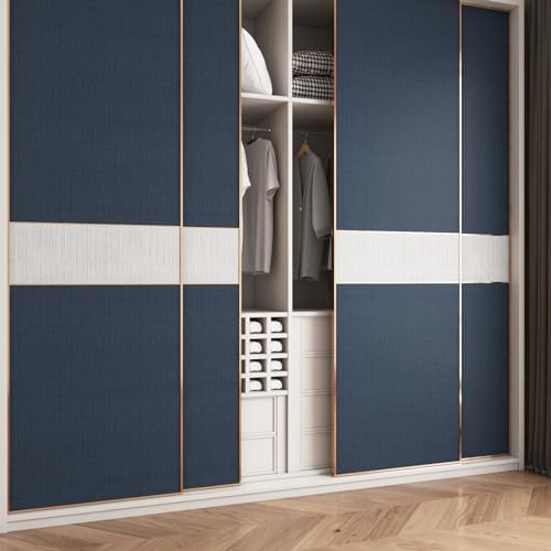 YENHOME 30"X200" Thick Textured Peel and Stick Wallpaper Grasscloth Peel and - Image 5