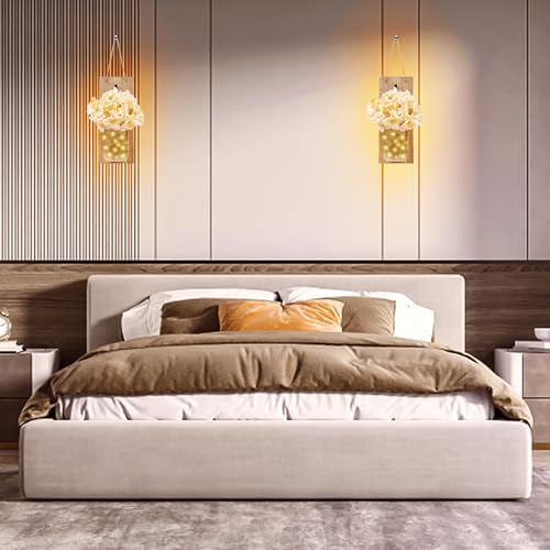 Wall Sconce Decor 2pcs, Mason Jar Wall Sconce Farmhouse Home Decor - Image 3