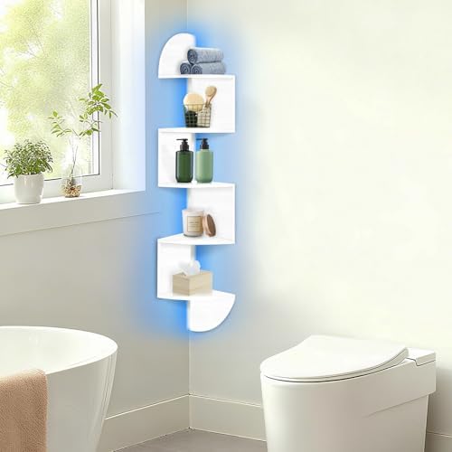 Corner Shelf Wall Mounted Corner Floating Shelves - Image 5