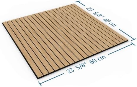 8-Pack Peel & Stick Acoustic Wood Slat Wall Panels - Image 3