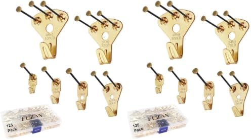 125 Pcs Heavy Duty Picture Hanging Kit by FUZANWJ
