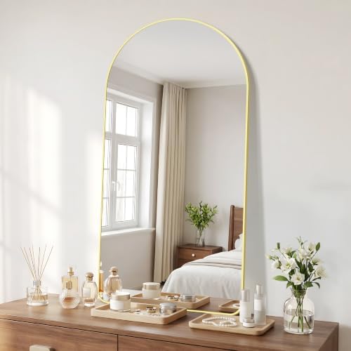 FORBATH Large Arched Wall Mirror 48x24 Inch, Arched Mirror - Image 4