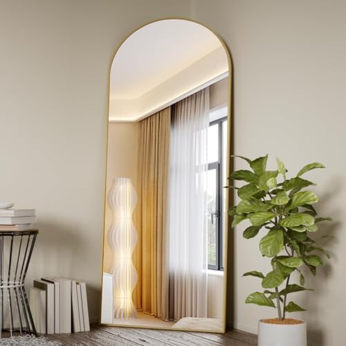 Koonmi 65x24 Arched Full Length Mirror, Floor Mirror - Image 2