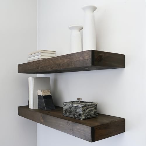 Urbandi Modern Floating Shelves 3 Inches Thick - Image 3