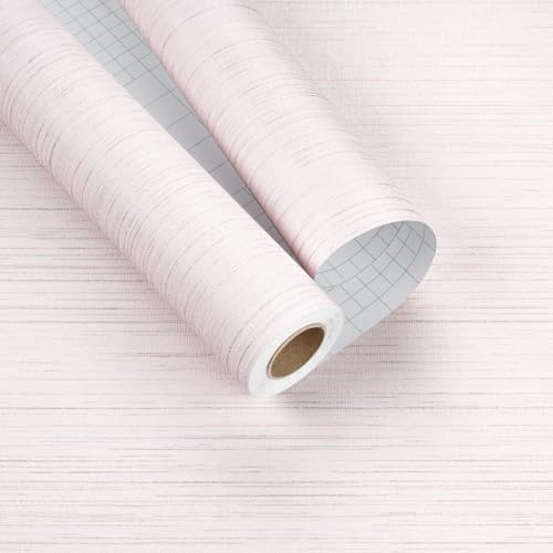 Pink Grasscloth Peel and Stick Wallpaper - Image 6
