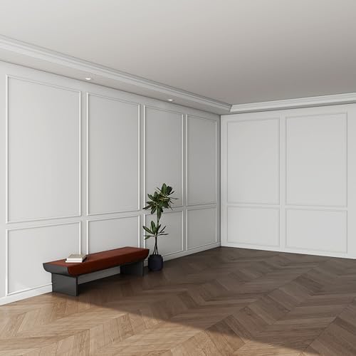 Pangda 6set Peel and Stick Wall Molding Kit 3D Premade by Pangda