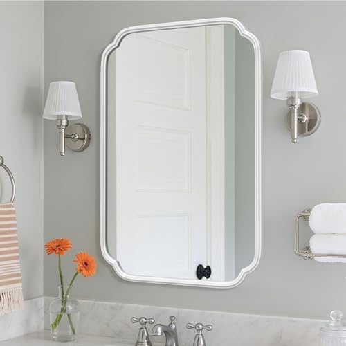 Ferytange White Bathroom Mirror by FerytangeHome
