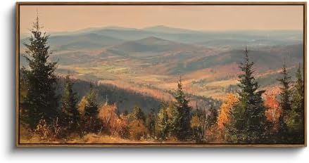 InSimSea Extra Large Framed Fall Wall Art, Autumn Mountains Forest - Image 5