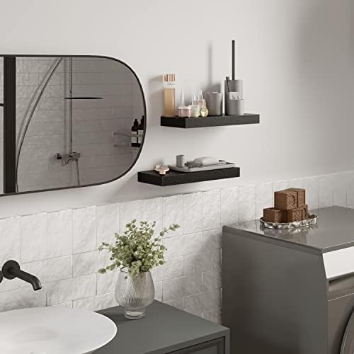 BAMEOS Floating Shelves, Hanging Wall Shelves Decoration - Image 4