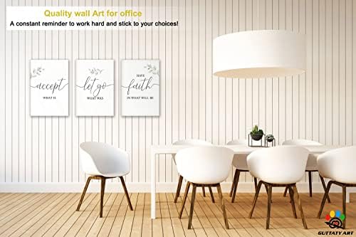 Office - Motivational 3-Panel Canvas Art, Inspirational Quotes, Positive Words - Image 2