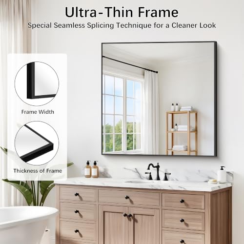DESBING 36" x 36" Bathroom Mirror - Image 3