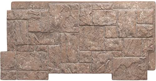 EverStone Castle Rock Faux Stone Panel, Mount Vernon Color by EkenaMillwork